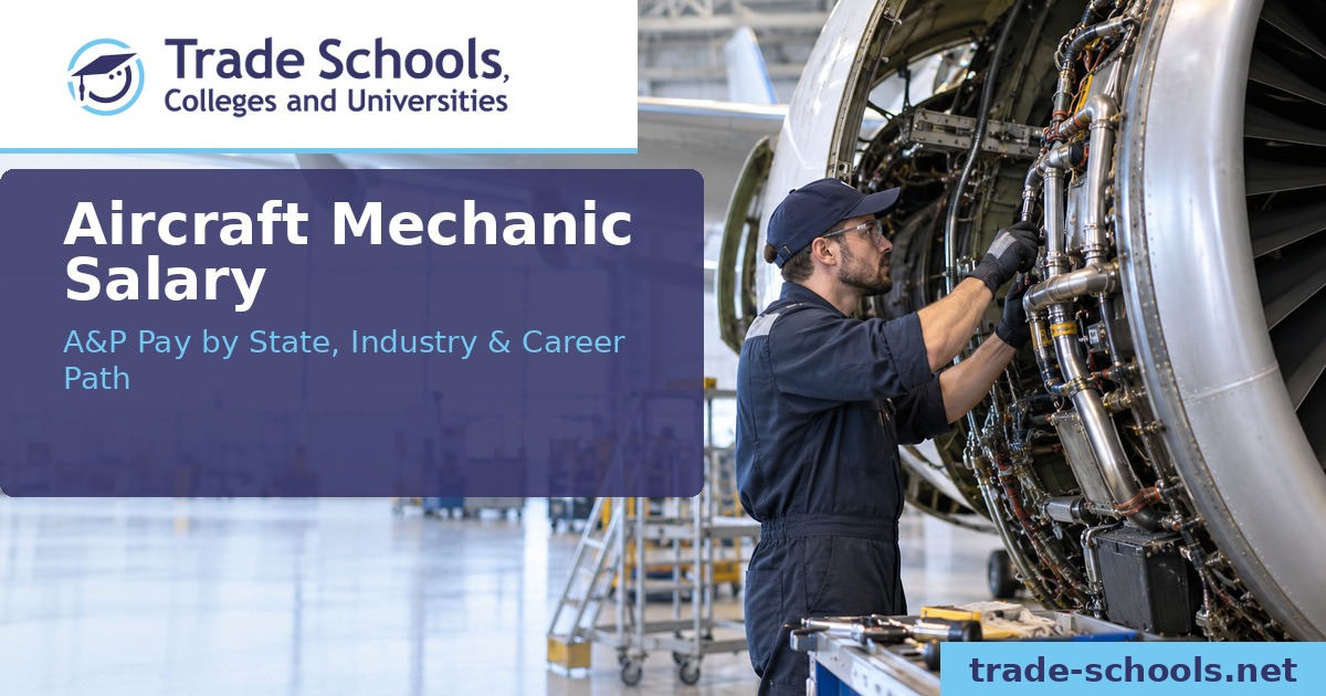 Aircraft Mechanic Salary & A&P Pay by State (2026)
