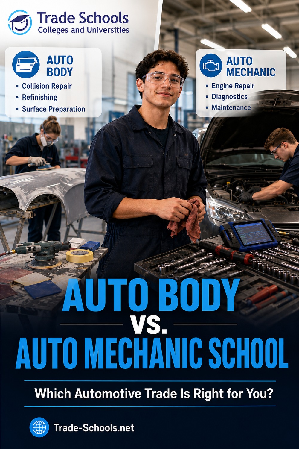 Auto Body vs. Mechanic School: Which Path Fits You?