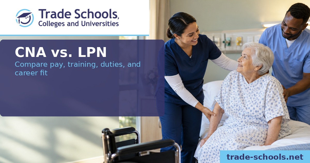 CNA vs. LPN: Pay, Training, Duties & Career Differences