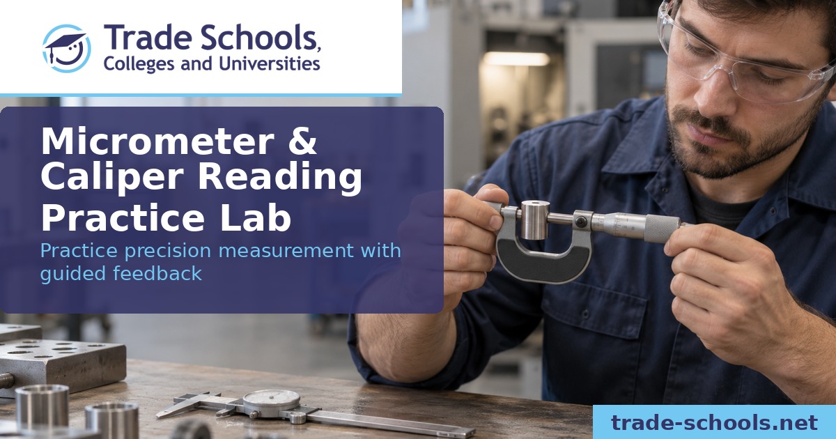 Micrometer & Caliper Reading Practice | Free Simulator