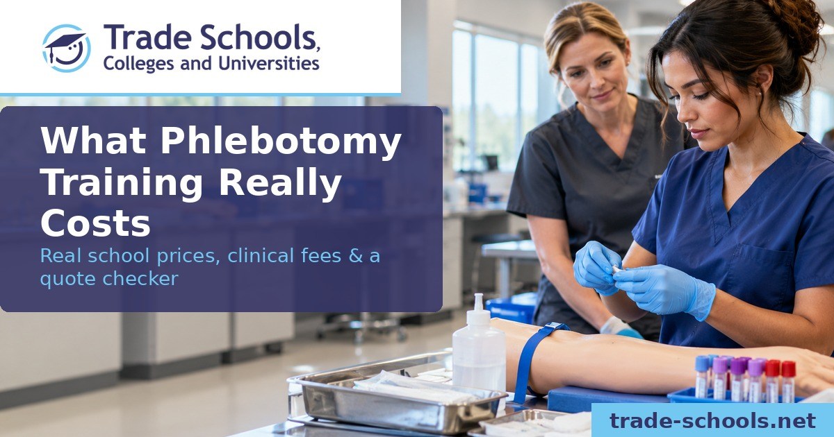 Phlebotomy Training Cost in 2026: Program Prices & Fees