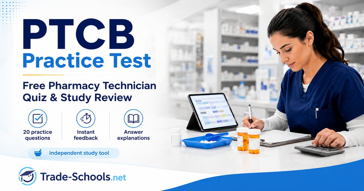PTCB Practice Test: Pharmacy Technician Quiz & Study Review