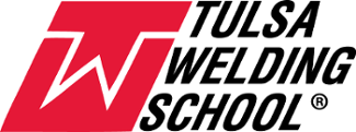 Red and white logo of Tulsa Welding School featuring a stylized 'W' graphic.