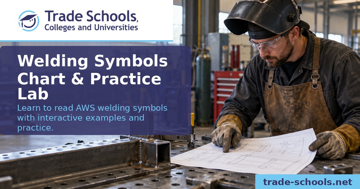 Welding Symbols Chart & Practice Lab | Read Weld Symbols